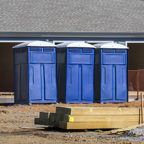 is there a specific order in which to place multiple portable restrooms in Bloxom Virginia